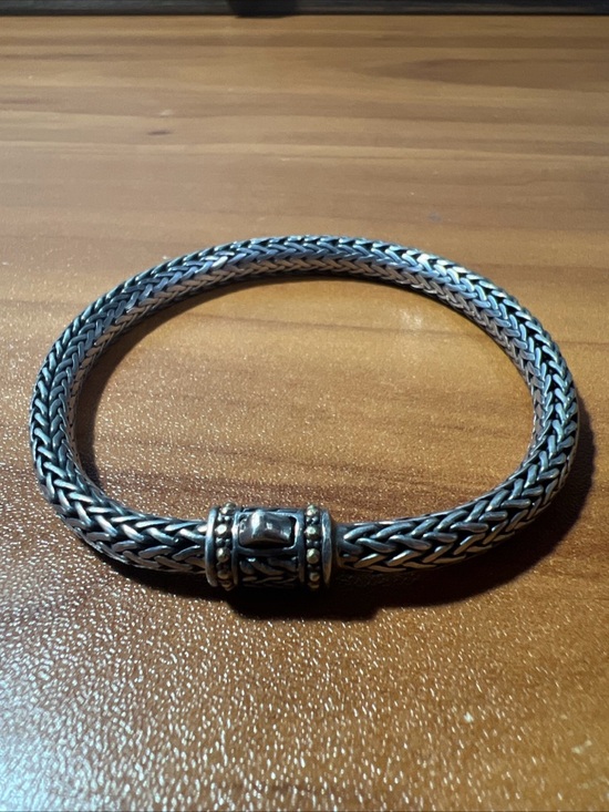 Samuel Benham BJC Other - Samuel Benham BJC .925 Sterling & 18k Accents Balinese Handmade Weave Bracelet